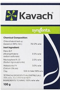 Syngenta Kavach Fungicide – Chlorothalonil 75% WP for Broad-Spectrum Disease Control