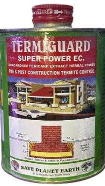 Termiguard Super Power EC — Herbal Termite Control for Pre & Post Construction Protection (1L)