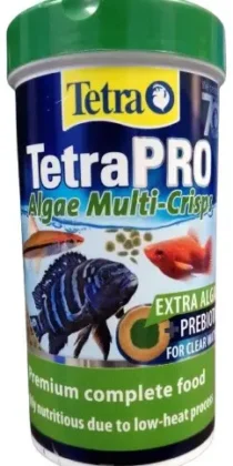 TetraPro Algae Multi Crisps Fish Food — Premium Algae-Enriched Nutrition for Aquarium Fish (45g)