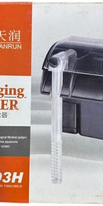 TIANRUN Hanging Filter TP-603H — 280L/H | Compact Aquarium Filtration System