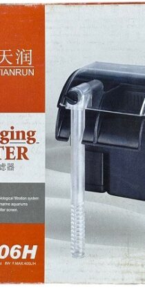 TIANRUN Hanging Filter TP-606H — 400L/H | Compact Aquarium Filtration System