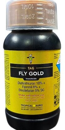 Tropical Agro TAG FLY GOLD Insecticide — Diafenthiuron, Fipronil & Dinotefuran (100ml)