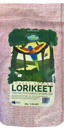 Vetafarm Forest Fusion Lorikeet — Complete Diet with Native Fruits & Bee Pollen (2kg)