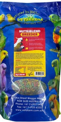 Vetafarm Nutriblend Breeder Pellets — Complete Breeding Diet for Parrots & Cockatiels (2kg)