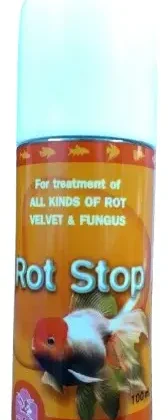 White Crane Rot Stop — Aquarium Fish Medicine for Fungus & Gill Rot Prevention (100ml)