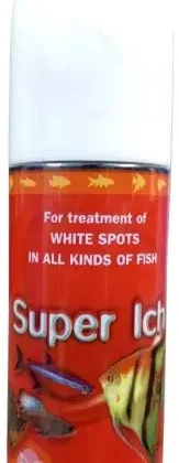 White Crane Super Ich — Aquarium Fish Medicine for Parasite & White Spot Treatment (100ml)