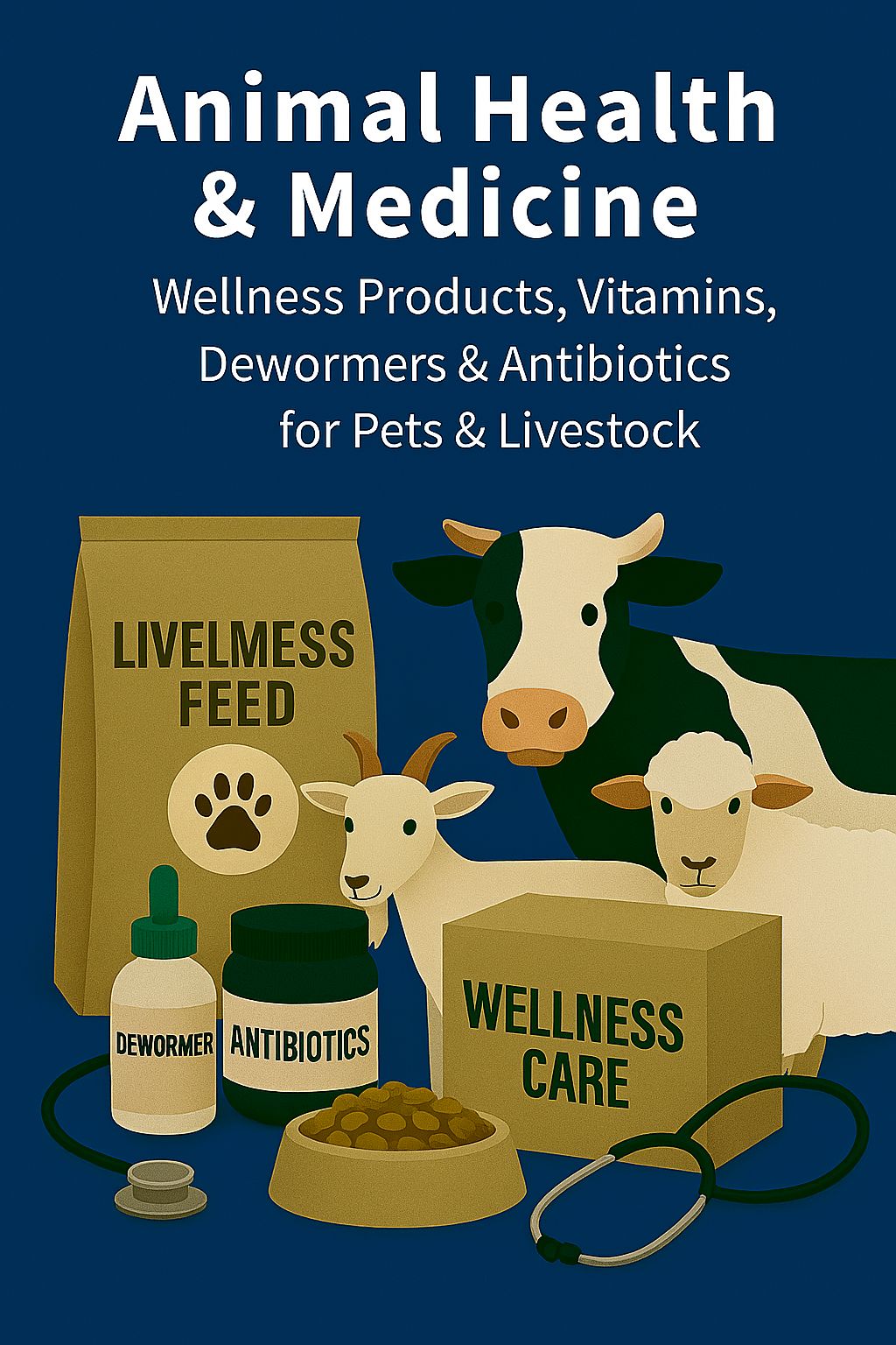 Veterinary Health Products for Pets & Livestock Care